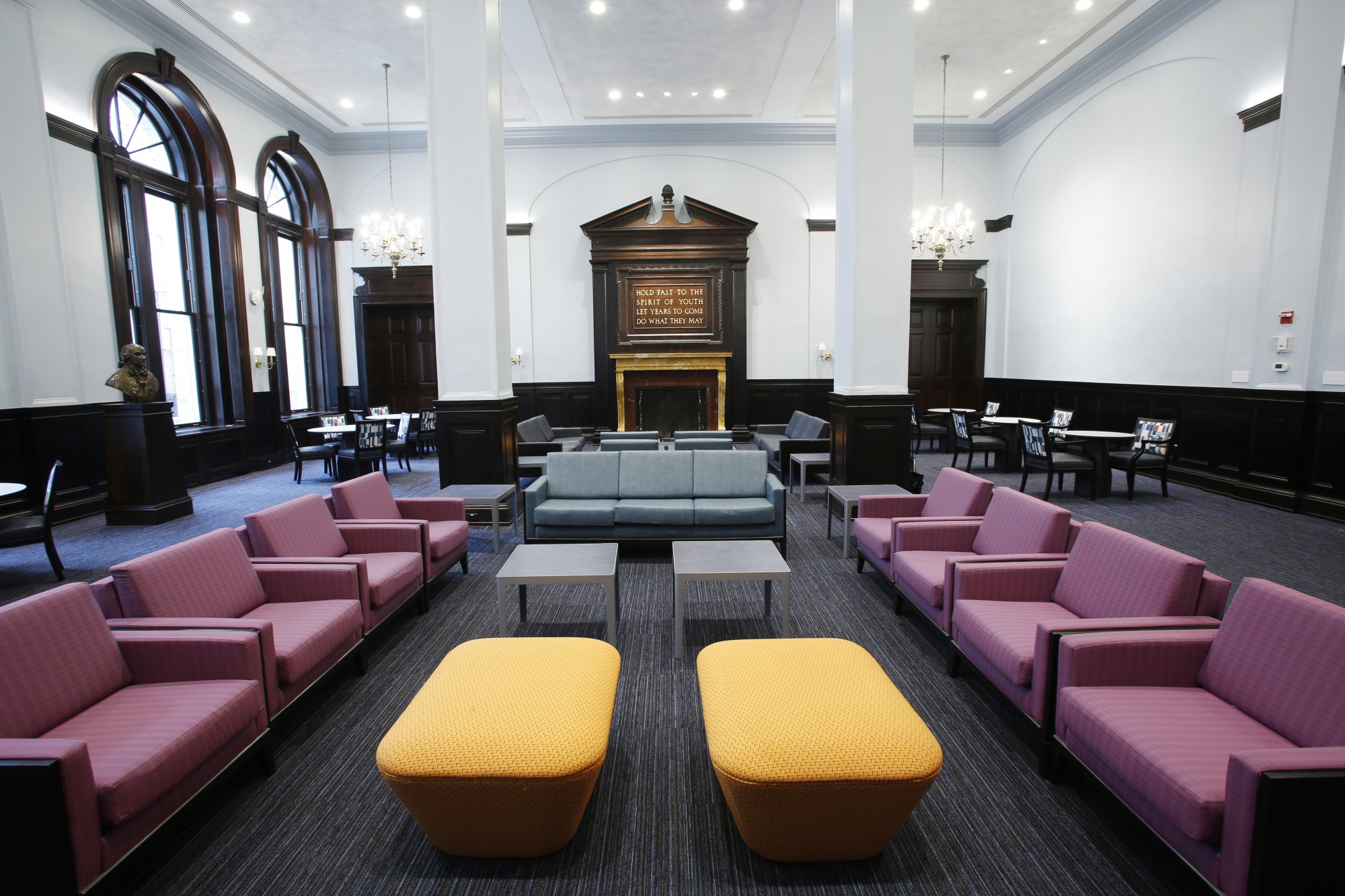 A photo of the refreshed John Jay Lounge