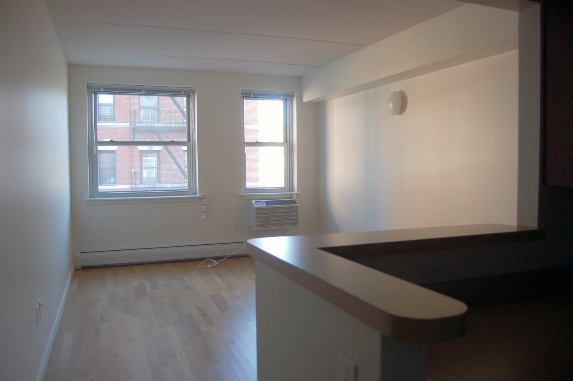 The interior of an apartment at 3595 Broadway.