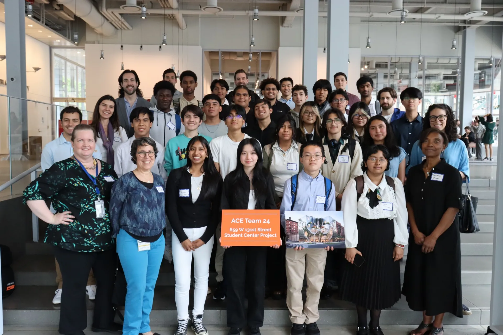 Group photo of the ACE program participants with the mentors