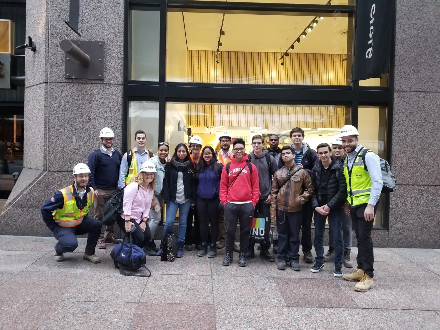 Students and mentors from the 2018-19 Manhattanville Team, part of the ACE Mentorship program.