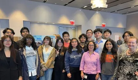 Students and mentors from the 2024-25 Manhattanville Team, part of the ACE Mentor Program of Greater New York.