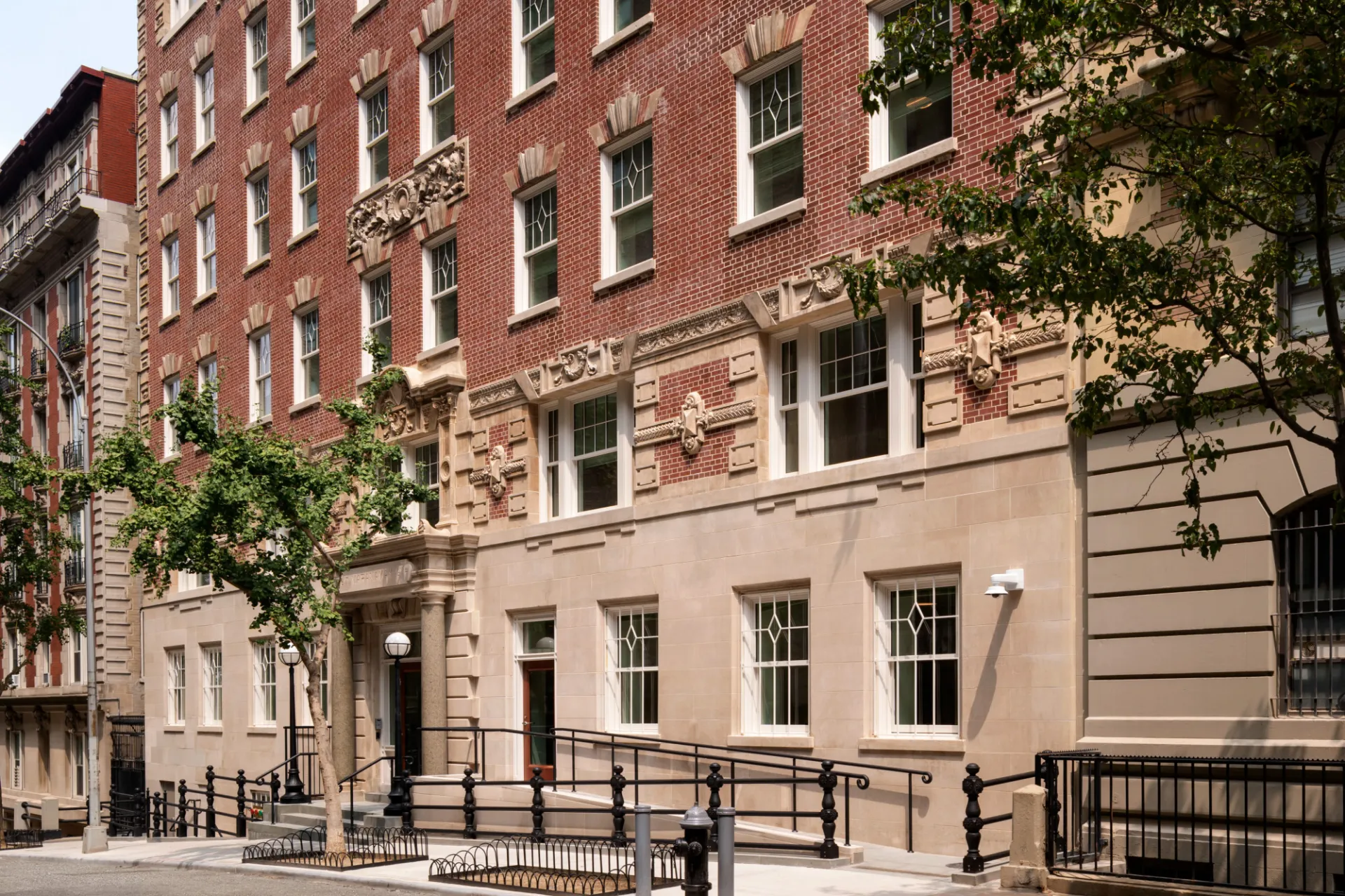 The exterior of 611 W. 112th Street, a historic building 