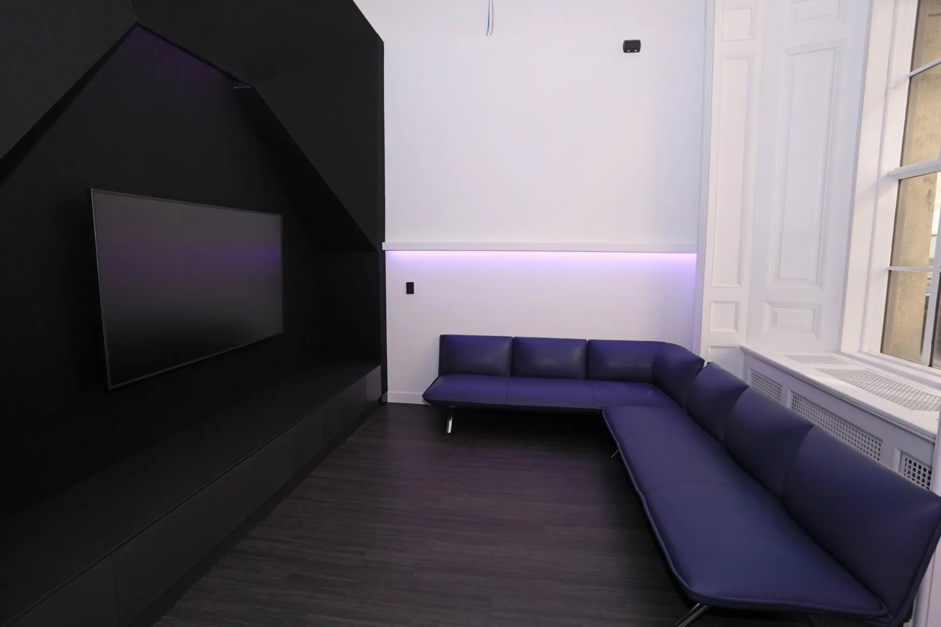The room features different areas for individual and group gaming. Photo by Michael DiVito